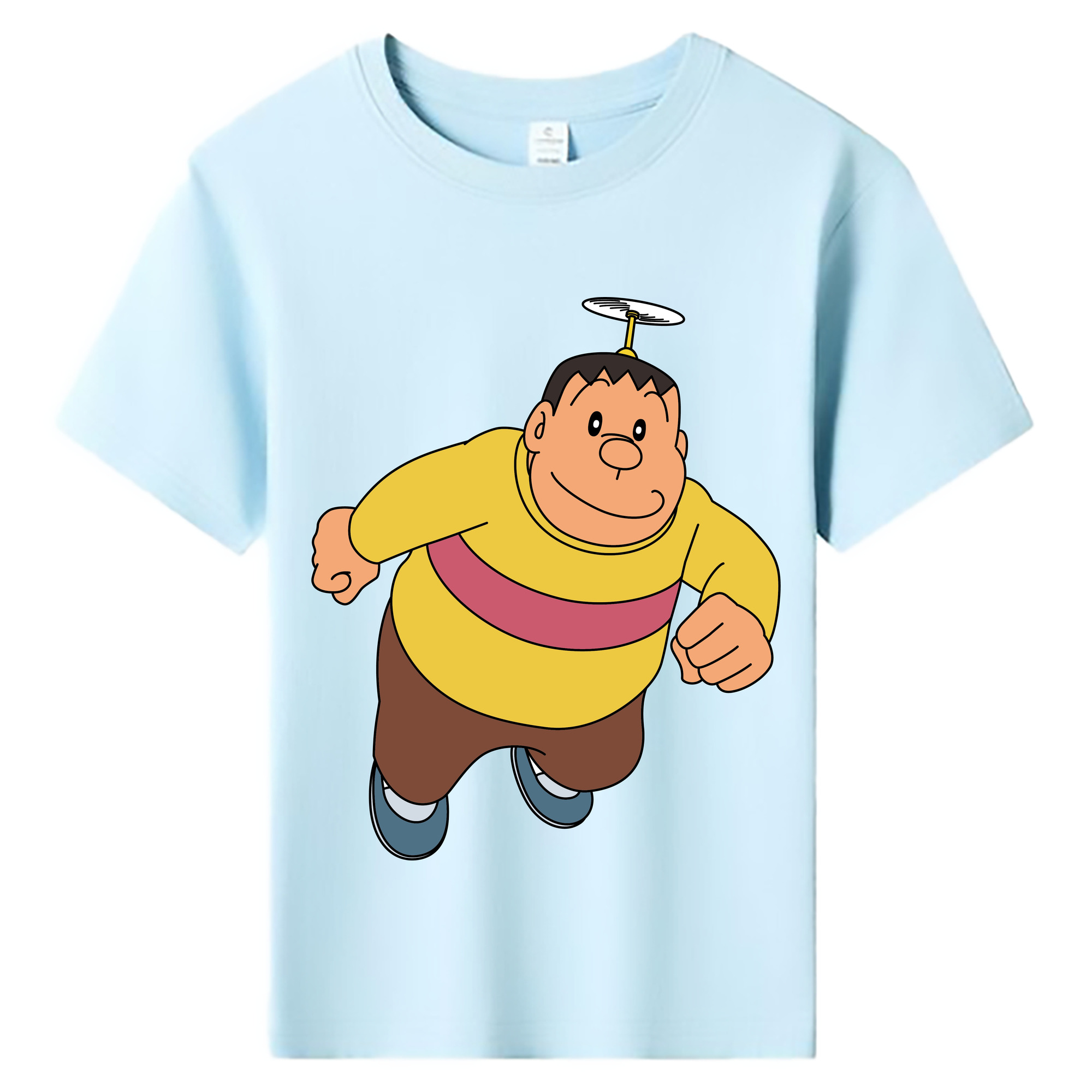 （画像用） ドラえもん 剛田武 Doraemon Gouta Takeshi 綿100％キッズTシャツ（フロントプリント）